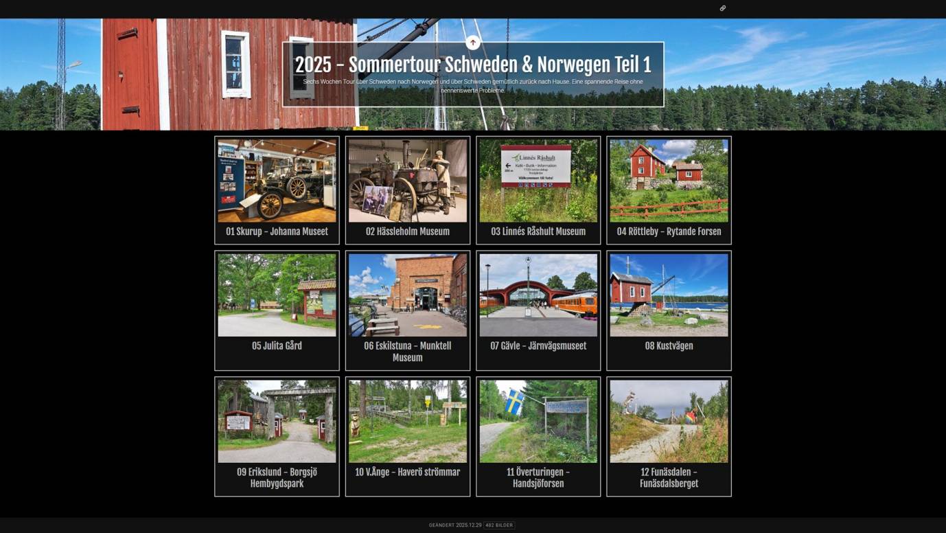 Bildergalerie Schweden & Norwegen - Teil 1