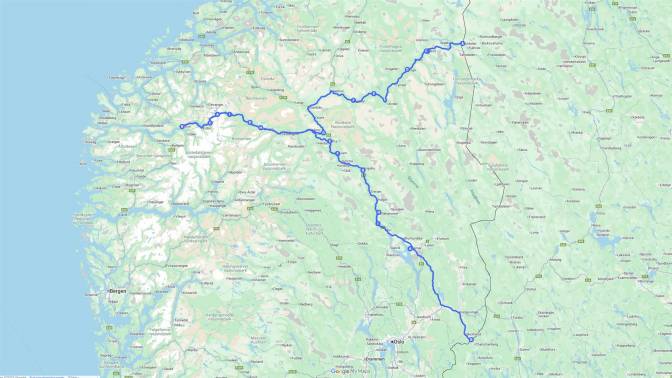 Route Teil 2 Norwegen_v