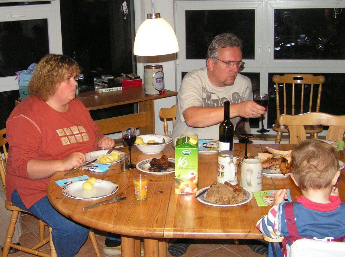 Abendessen bei Evi