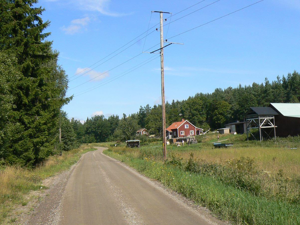 typische Landstraße