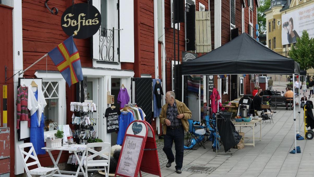 Stadtbummel in Hudiksvall