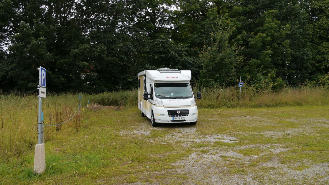 einsamer Stellplatz bei Tysslingen