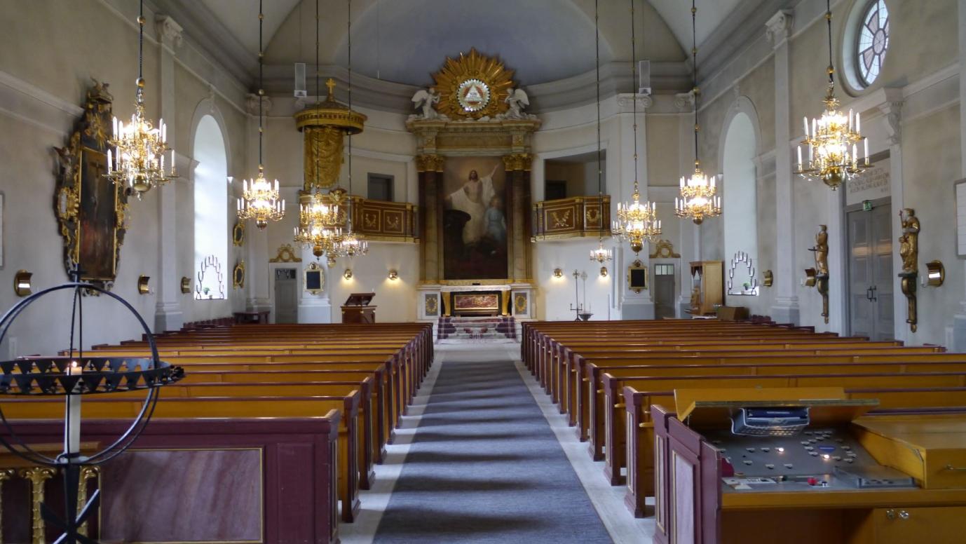 in der Kirche von Fagersta