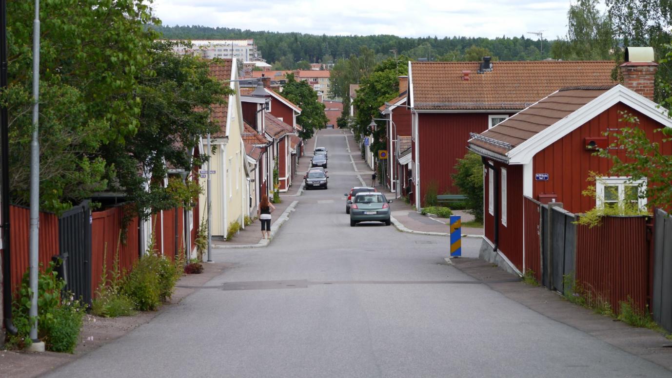 Falun - Spaziergang im alten Arbeiterviertel