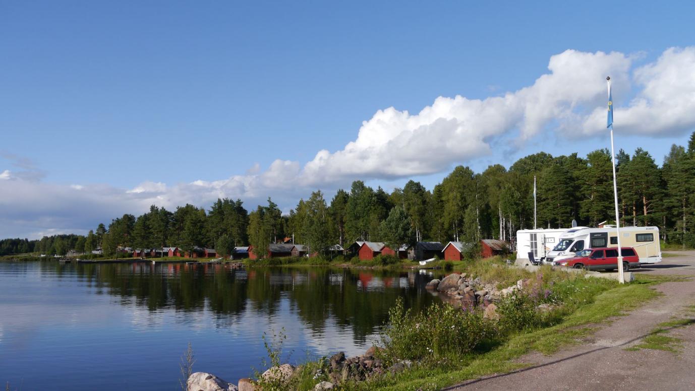 am "Småbåtshamn" von Nusnäs