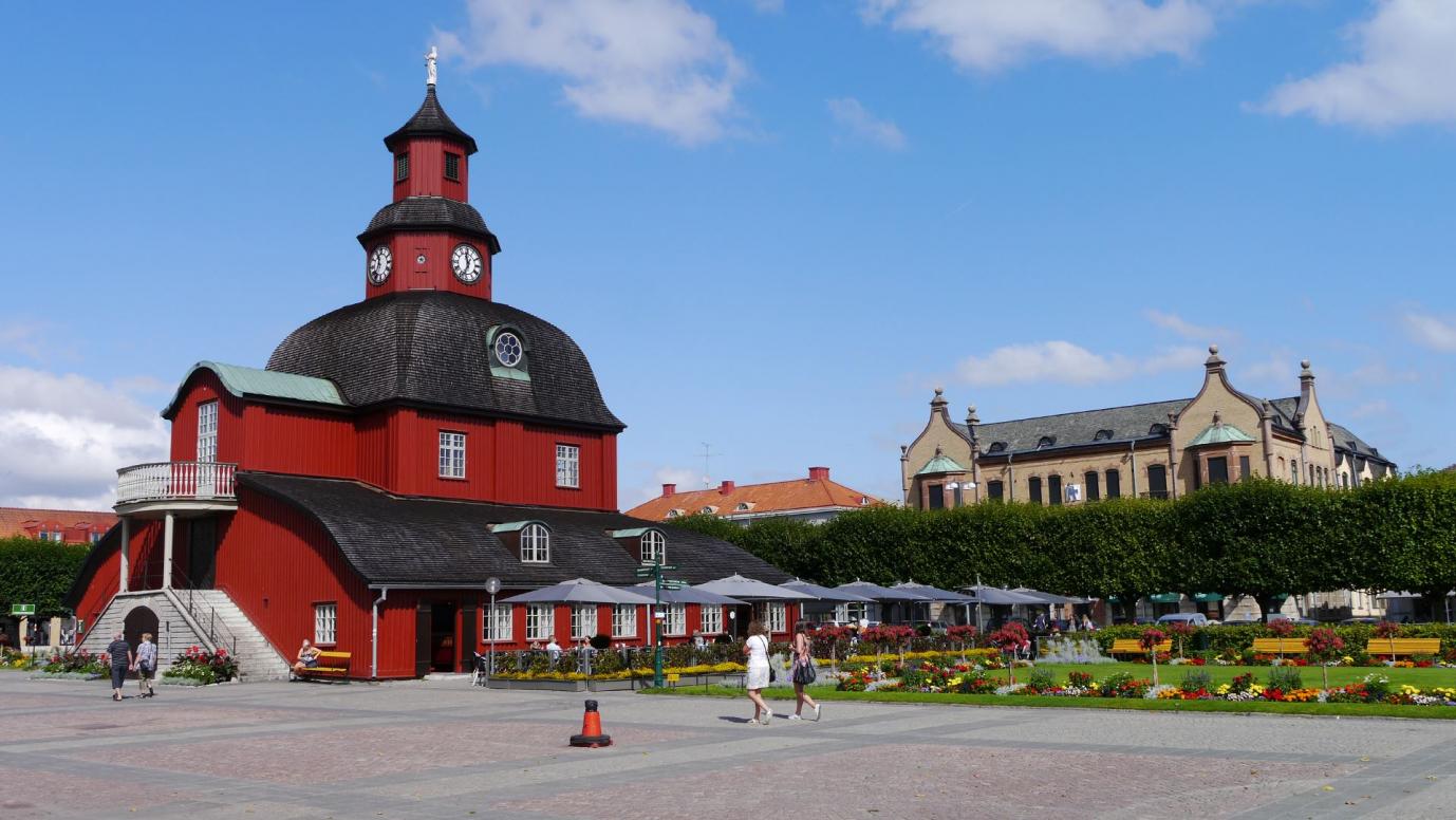 Spaziergang durch Lidköping