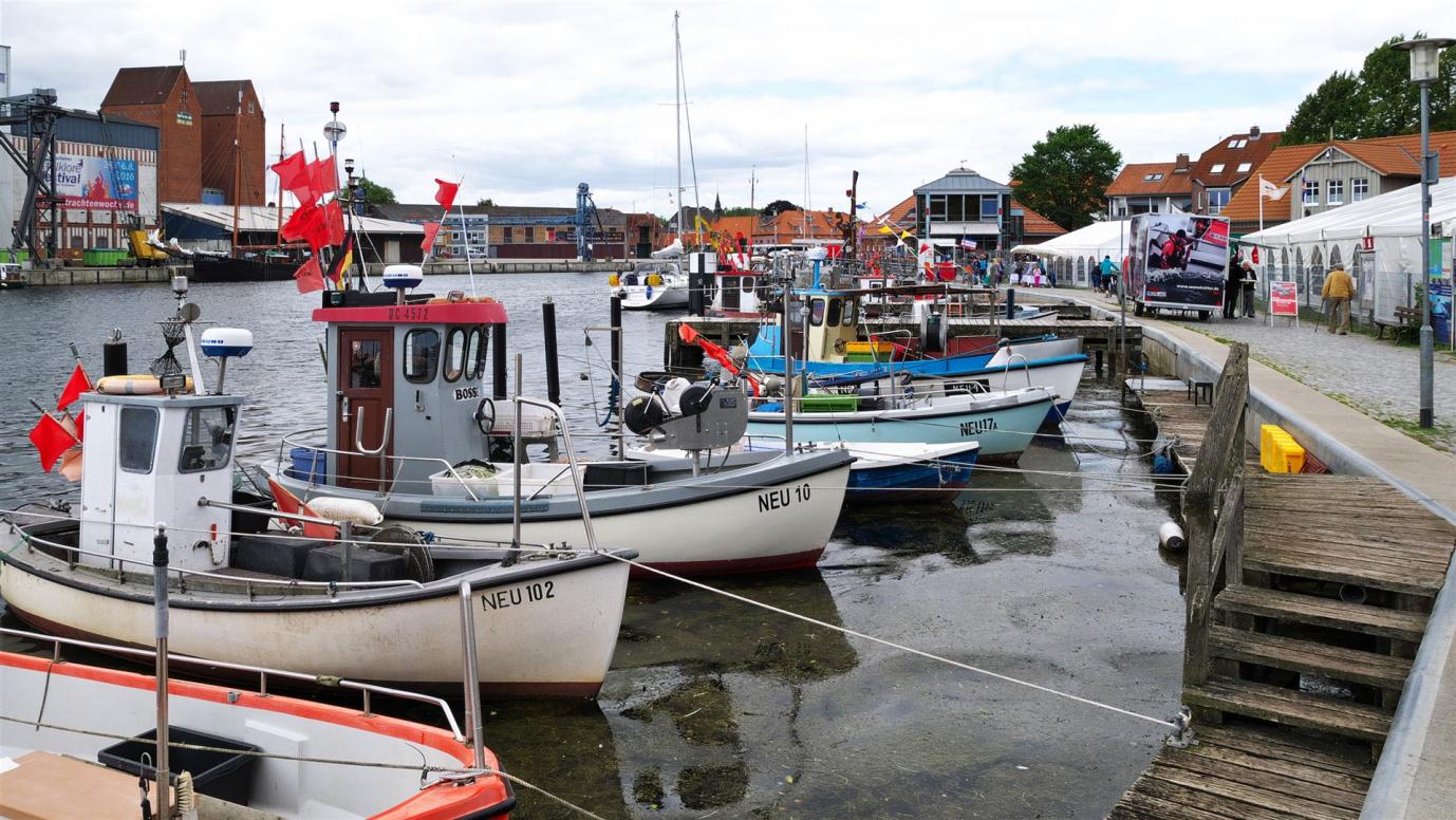 am Hafen von Neustadt (Holstein)