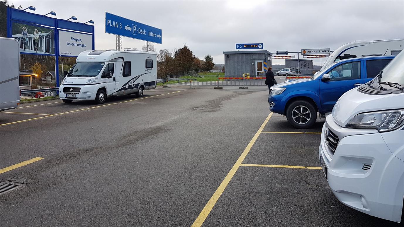 Parkplatz für Wohnmobile
