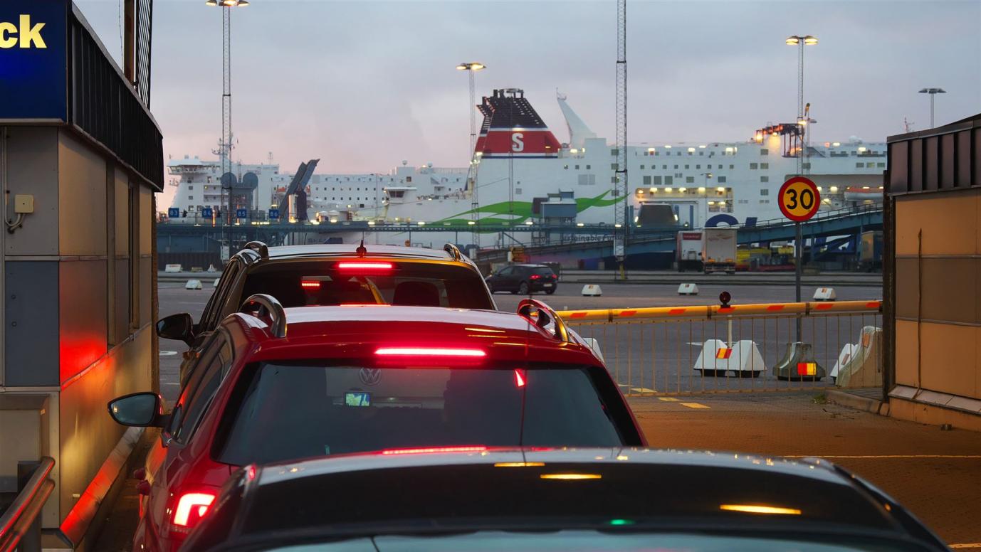 "Check in" am Port Trelleborg