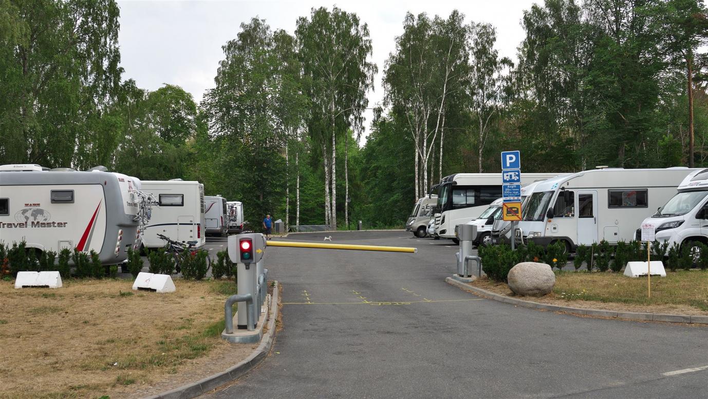 am Stellplatz “oberen Schleuse” 