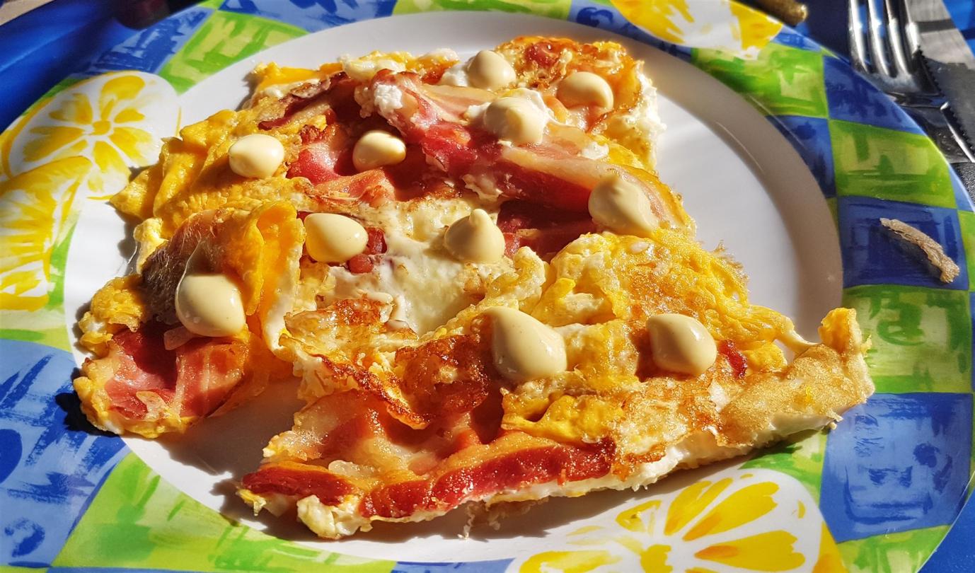 Schinkenspeck mit Ei ...