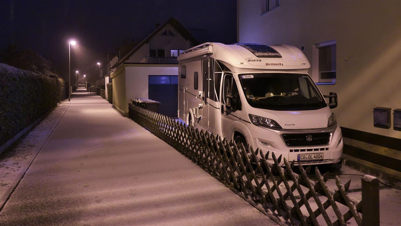 Schnee ... zu Hause