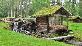 230818-64v Malung - Hallsjökvarn, ehemalige Wassermühle ...