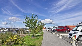 230830-29v Mariestad Hamn - am Stellplatz