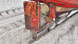 240330-013v Thorup Strand - auch hier: Schiffe an Land gezogen, weil ein Hafen zu aufwendig, zu teuer