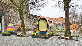 240401-14v Lemvig - Stadtbummel am Ostermontag ... schöne Osterdeko