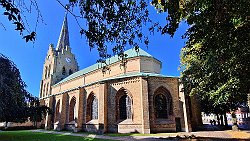240901-38v Halmstad - Stadtbummel ... S:t Nikolai kyrka