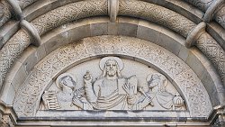 240904-22v Lund - über dem Eingang zur Domkirche zu Lund 